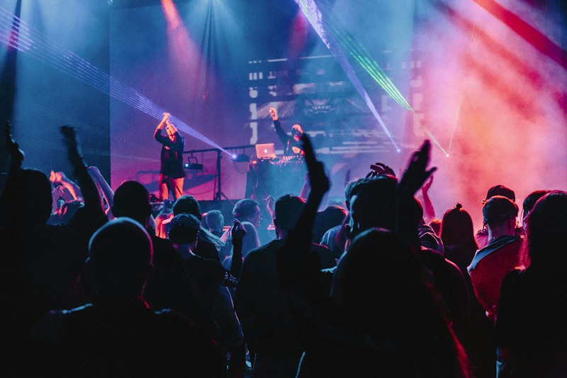 Crowd at reggae festival